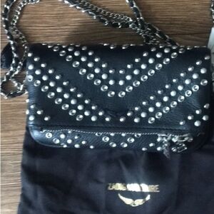 Zadig & Voltaire Black Studded Women's Bag